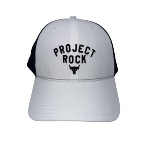 Project Rock Hat Cap Snap Back Trucker Mesh Embroidered Mens OSFM Gym